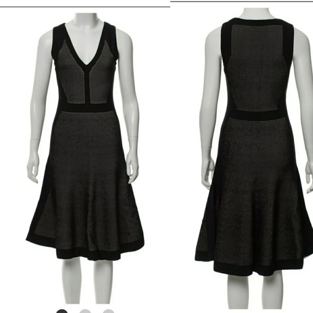 Black midi Narciso Rodriguez dress w TRR tags